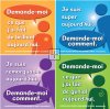 "Ask Me" French Sticker Badges