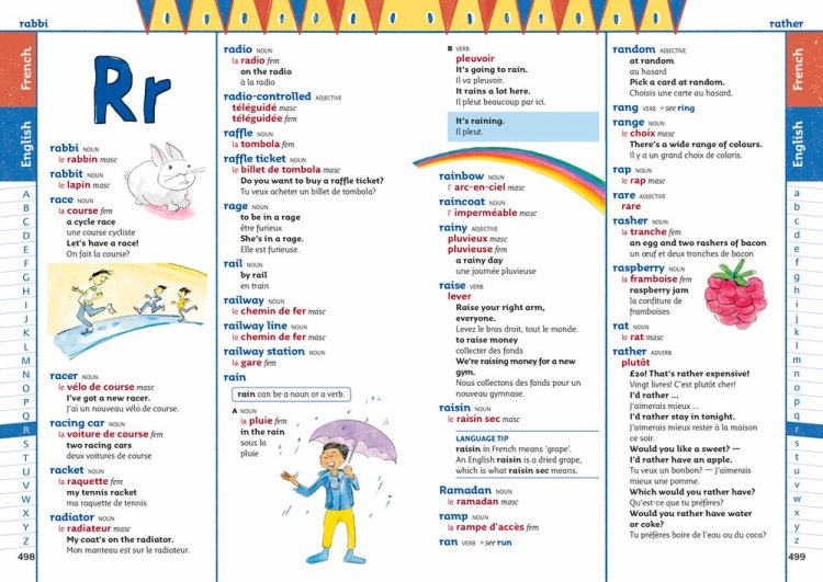 Illustrated Collins First Time French Dictionary 3 pack